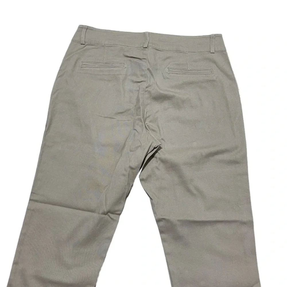 Iris kakhi Chino Cuffed Women Pants Size L crop - Picture 4 of 10